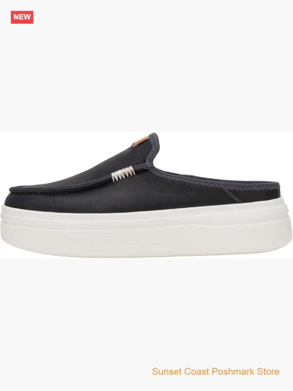Womens Austin Lift Platform Mule Slip-On Casual Lightweight Comfortable